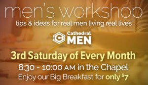 Men's Workshop - 3rd Saturdays