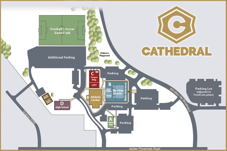 Cathedral Campus Map