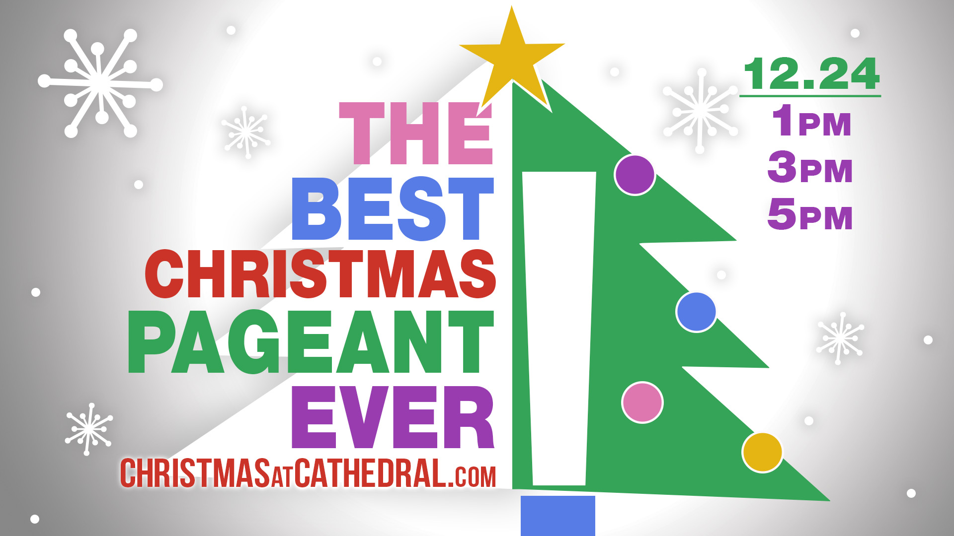 The Best Christmas Pageant Ever title graphic